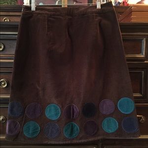 Boden Skirt Chocolate Brown